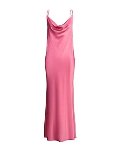Actualee Woman Maxi Dress Pink Size 6 Polyester In Pink