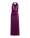 Actualee Woman Maxi Dress Plum Size 6 Polyester In Purple