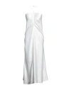 Actualee Woman Maxi Dress White Size 6 Polyester