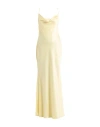 Actualee Woman Maxi Dress Yellow Size 10 Polyester In Yellow