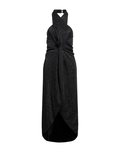 Actualee Midi Dresses In Black