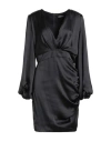 Actualee Woman Mini Dress Black Size 10 Polyester In Black