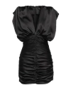 Actualee Woman Short Dress Black Size 4 Polyester