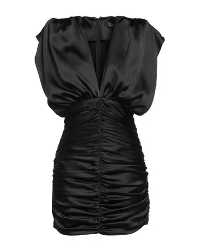 Actualee Woman Short Dress Black Size 4 Polyester