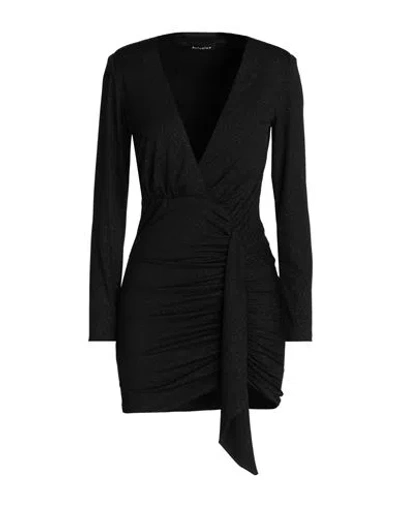 Actualee Woman Mini Dress Black Size 6 Polyester, Elastane