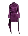 Actualee Woman Short Dress Mauve Size 12 Polyester In Purple