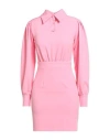 Actualee Woman Mini Dress Pink Size 8 Polyester, Elastane In Pink