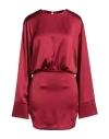 Actualee Woman Mini Dress Red Size 4 Polyester