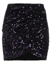 Actualee Woman Mini Skirt Purple Size 8 Polyester