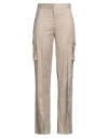 Actualee Woman Pants Beige Size 6 Polyester, Viscose, Elastane