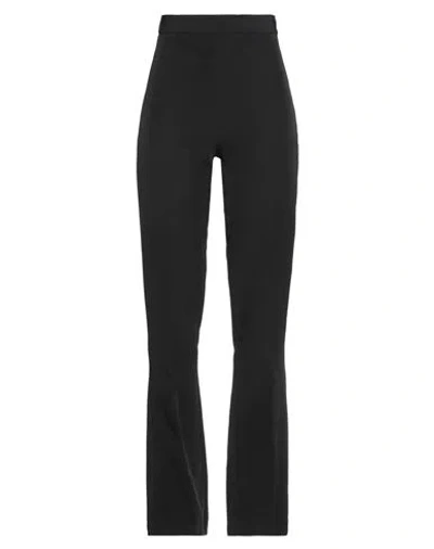 Actualee Woman Pants Black Size 10 Polyester, Elastane