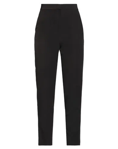 Actualee Woman Pants Black Size 10 Polyester, Elastane