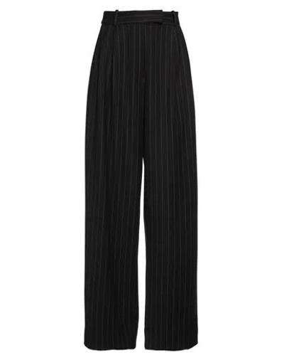 Actualee Woman Pants Black Size 4 Polyester, Rayon, Elastane