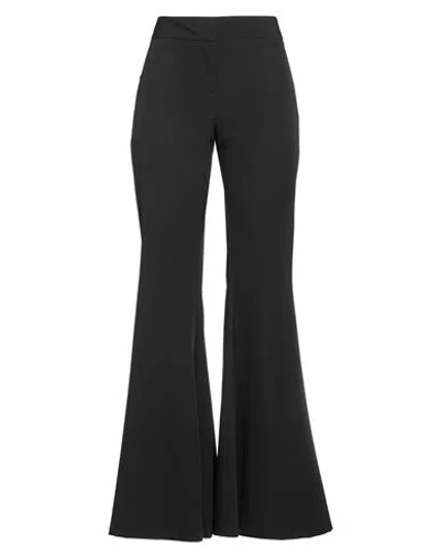Actualee Woman Pants Black Size 8 Polyester, Elastane