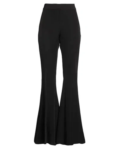 Actualee Woman Pants Black Size 8 Polyester, Elastane