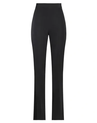 Actualee Woman Pants Black Size 8 Polyester, Elastane
