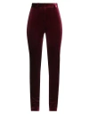 Actualee Woman Pants Burgundy Size 6 Polyester, Elastane In Red
