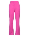 Actualee Woman Pants Fuchsia Size 10 Polyester, Elastane In Pink