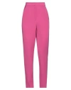 Actualee Woman Pants Fuchsia Size 6 Polyester, Elastane In Pink