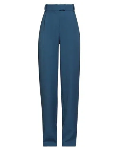 Actualee Woman Pants Navy Size 4 Polyester, Rayon, Elastane In Blue