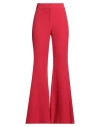 Actualee Woman Pants Red Size 10 Polyester, Elastane In Red