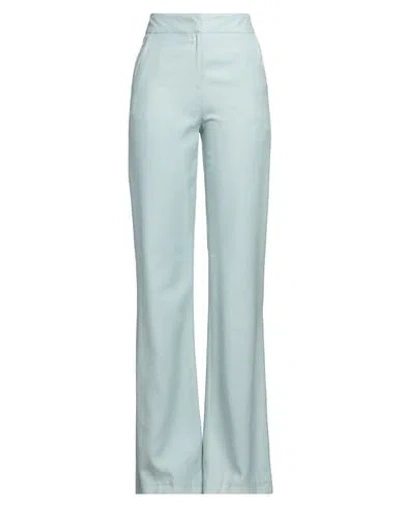 Actualee Woman Pants Sage Green Size 6 Viscose, Polyester