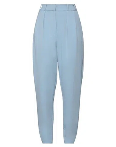 Actualee Woman Pants Sky Blue Size 6 Polyester, Rayon, Elastane