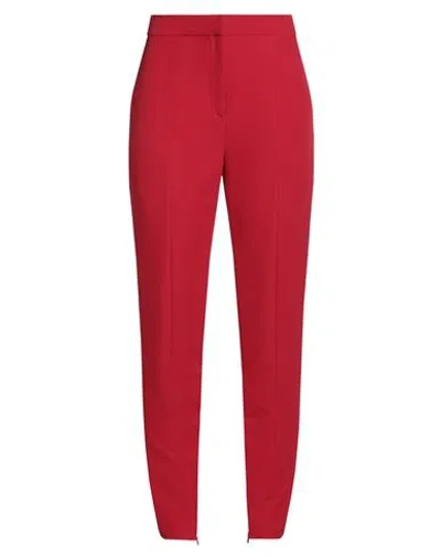 Actualee Woman Pants Tomato Red Size 10 Polyester, Elastane
