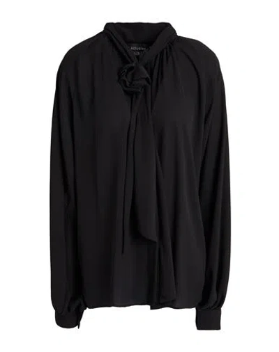 Actualee Woman Shirt Black Size 10 Polyester