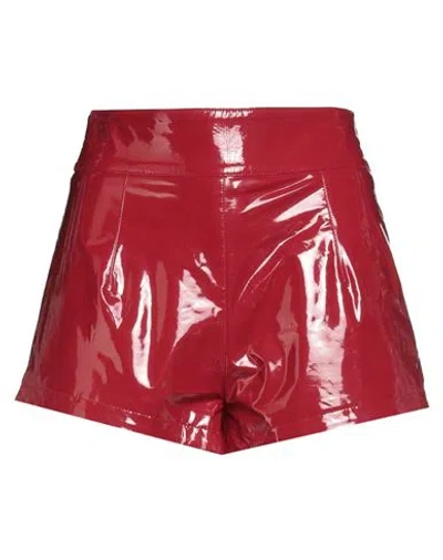 Actualee Woman Shorts & Bermuda Shorts Red Size 4 Polyester, Elastane