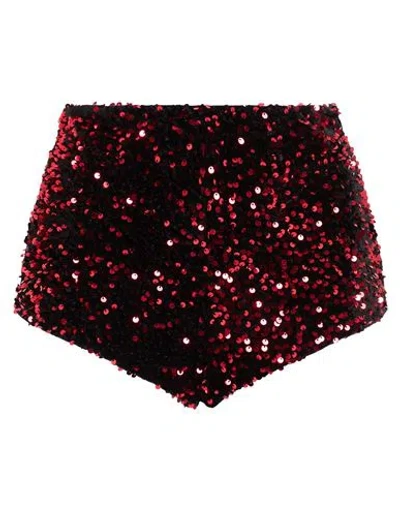 Actualee Woman Shorts & Bermuda Shorts Red Size 8 Polyester