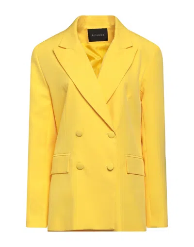 Actualee Suit Jackets In Yellow