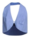 Actualee Woman Vest Light Purple Size 10 Linen