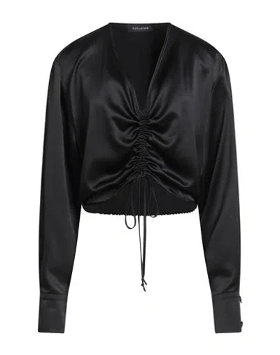 Actualee Woman Top Black Size 10 Polyester