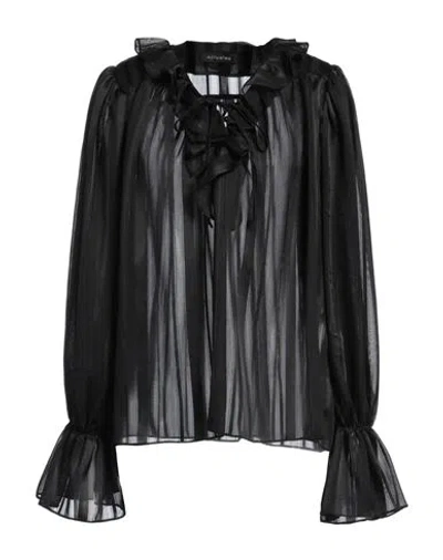 Actualee Woman Top Black Size 6 Polyester
