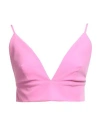 Actualee Woman Top Pink Size 6 Polyester, Elastane In Pink