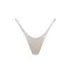 Acuarela Brand Women's Bold Off-white Bikini Bottom In White