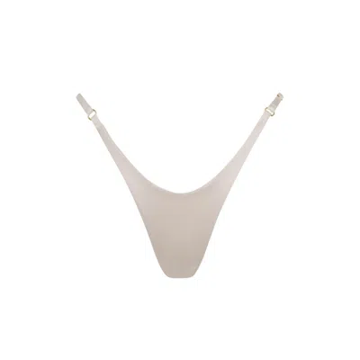 Acuarela Brand Women's Bold Off-white Bikini Bottom