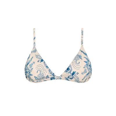 Acuarela Brand Women's Mykonos Triangle Bikini Top In Multi
