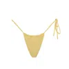 Acuarela Brand Women's Rio Butter Yellow Bikini Bottom In Yellow