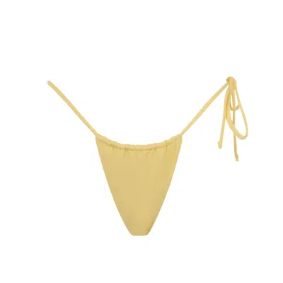 Acuarela Brand Women's Rio Butter Yellow Bikini Bottom
