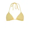 Acuarela Brand Women's Rio Butter Yellow Triangle Bikini Top In Yellow