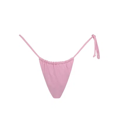 Acuarela Brand Women's Rio Pastel Pink Triangle Bikini Bottom