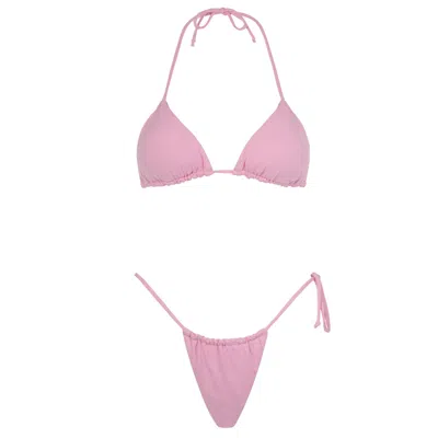 Acuarela Brand Women's Rio Pink Bikini Set