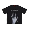 Acupuncture Hands Devil Men's T-shirt Black In Black