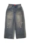 Acupuncture Jeans Man Ripped Jeans Blue In Blue