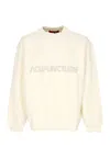 Acupuncture Lightweight Crewneck Man Shadow Bear Crewneck Cream In Cream