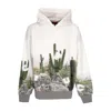 Acupuncture Lightweight Hooded Sweatshirt For Men Cactus Hoodie In Brown