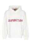 Acupuncture Lightweight Hoodie Man Flying Emblem Hoodie White In White