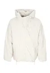 Acupuncture Men's Jacket Is Puffer White In White